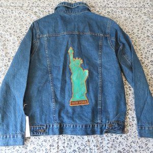 Metropolitan Museum of Art: Statue of Liberty Denim Jacket small NWT